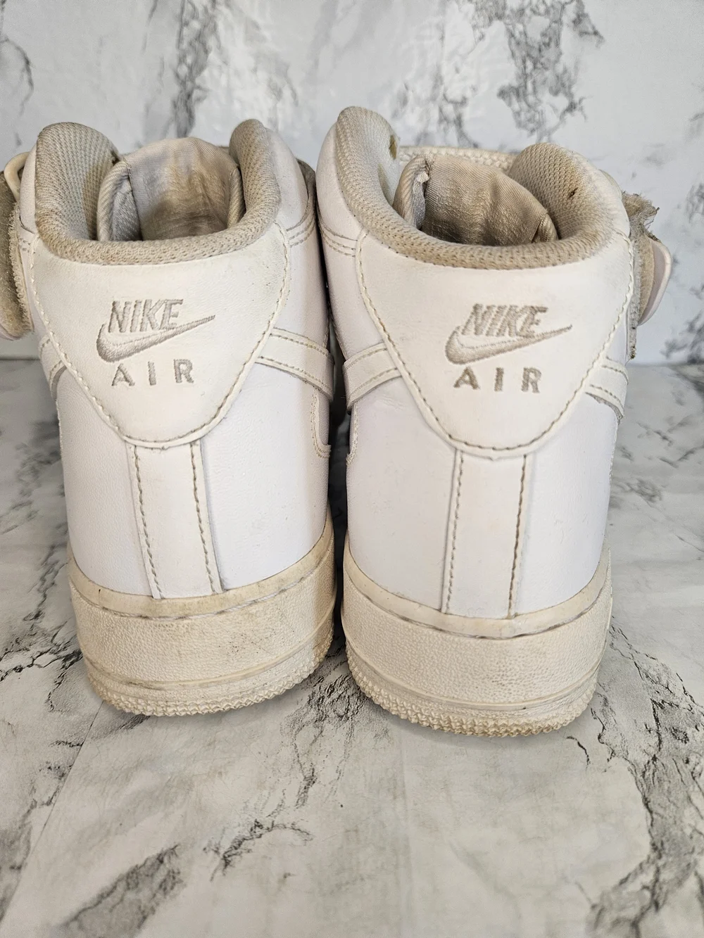 Nike Air Force 1 Mid 07 315123-111 White Basketball Shoes Sneakers Sz 8